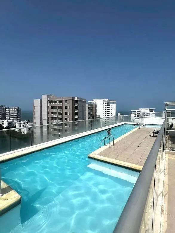 3Br 2Balconies Sea View Pool Near The Airport And Beach Cartagena Lägenhet